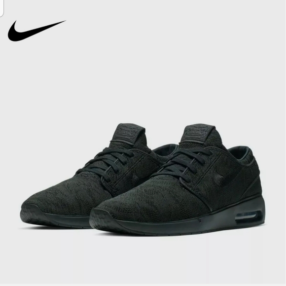 Nike SB Air Max Stefan Janoski 2 "Triple Black"  A - Picture 2 of 6
